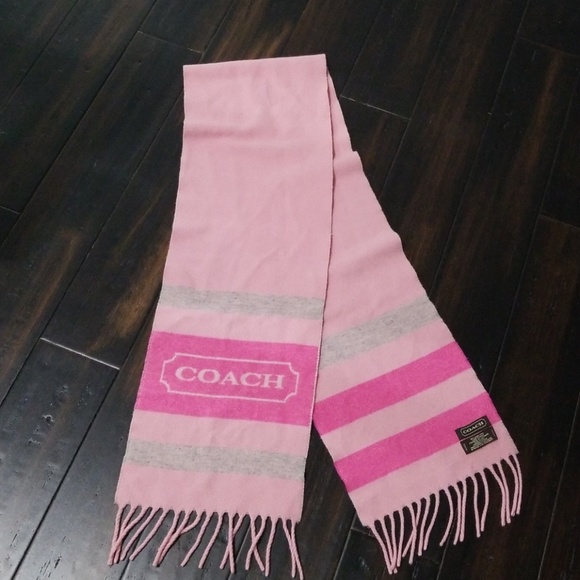 Coach Scarf Cashmere blend - Picture 3 of 4